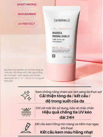 Centellian24+ Madeca Derma Shield Safe Tone-up Sun Cream 50ml