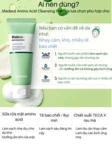 centellian24+ madeca amino acid cleansing foam 160g