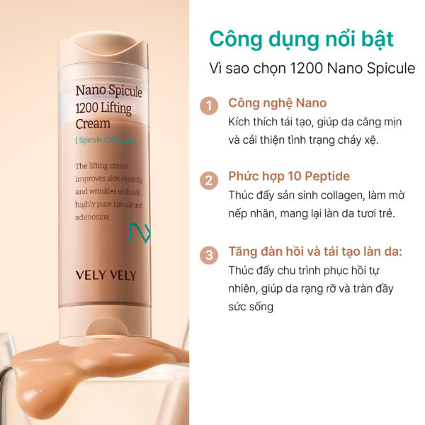 vely vely nano spicule 1200 lifting cream